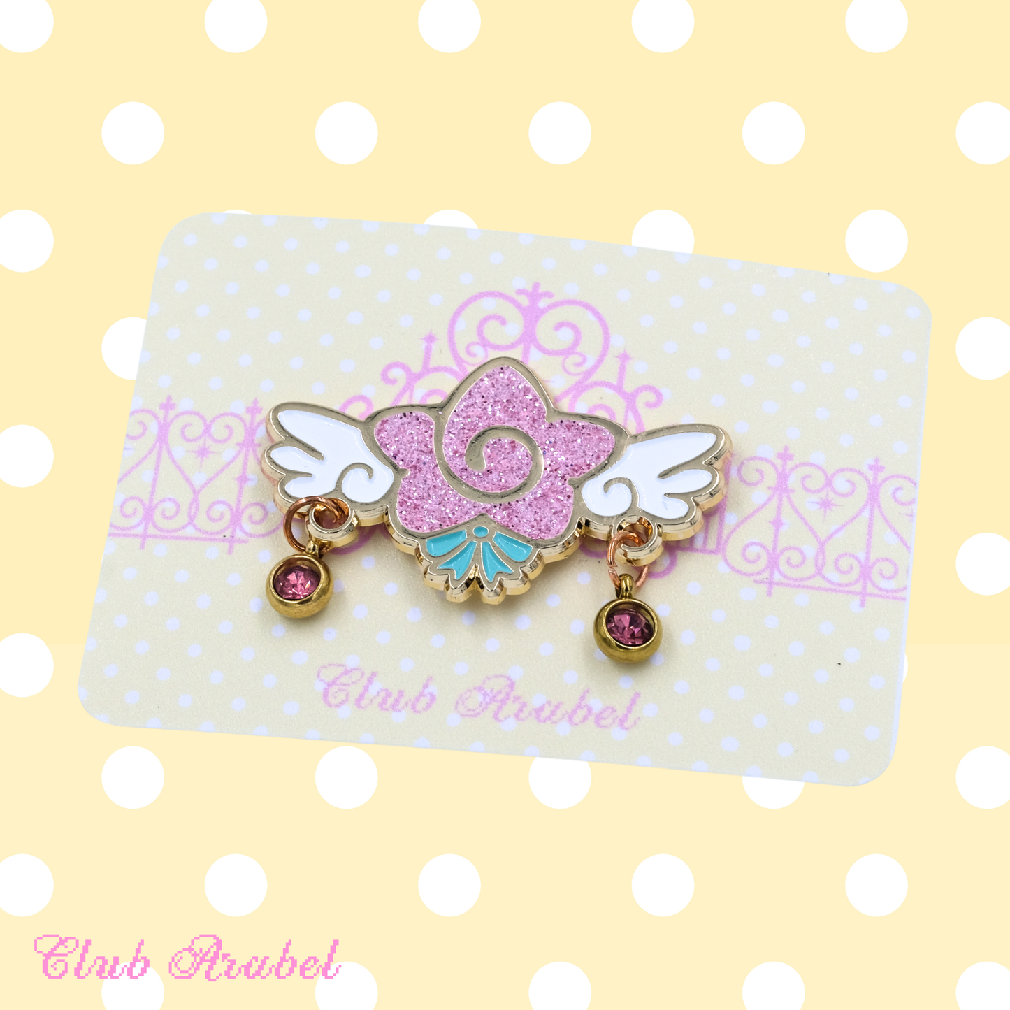 Magic Dot Angel Enamel Pin