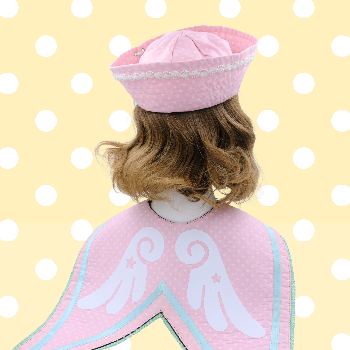 Magic Dot Angel Set (Hat and Collar)