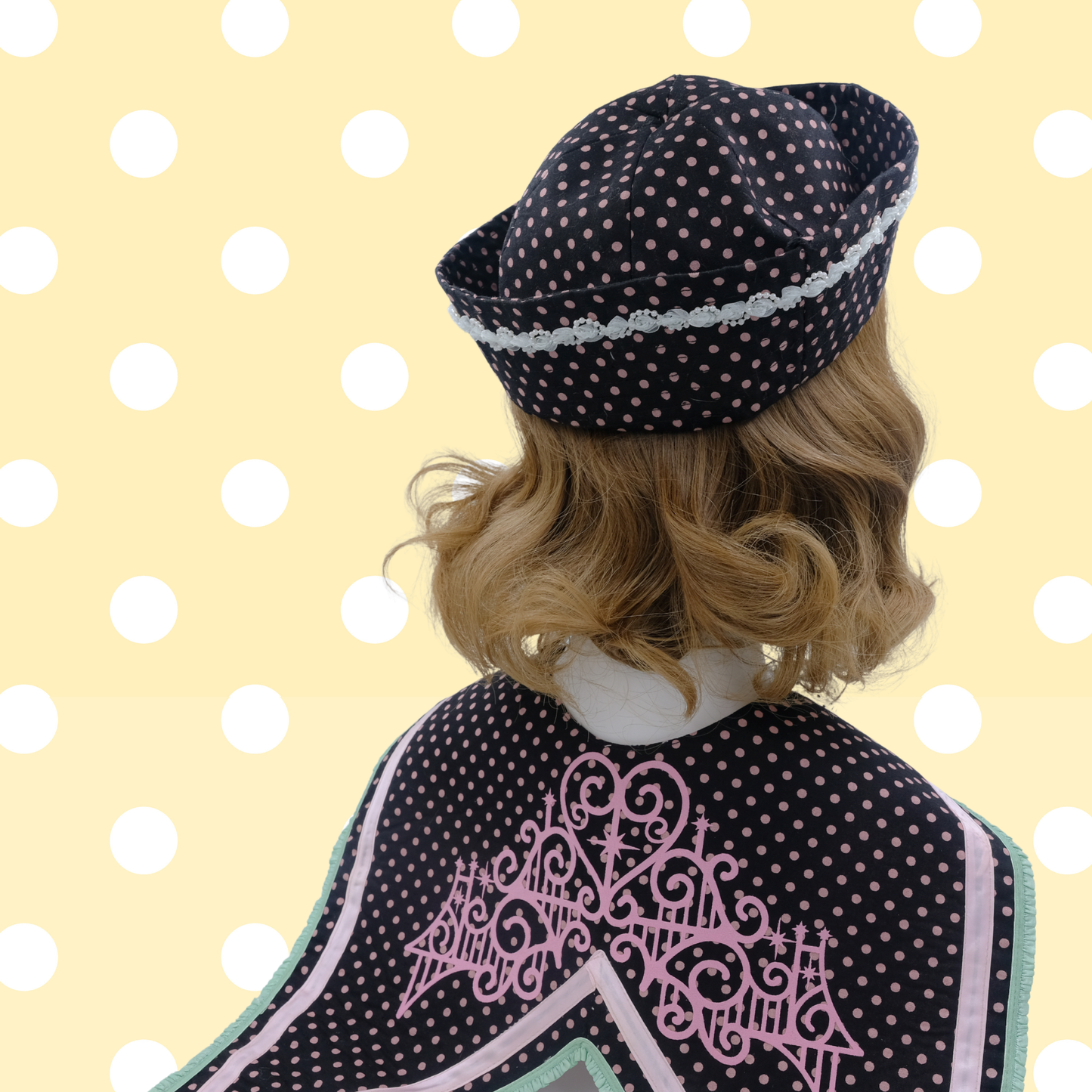 Magic Dot Angel Set (Hat and Collar)