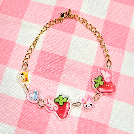 Berry Charm Bracelet